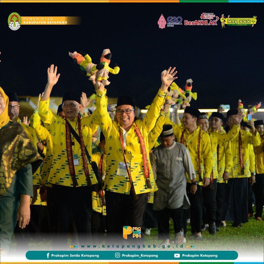 Pengumuman 13 Finalis Qari' dan Qari'ah Pada 11 Cabang Perlombaan MTQ XXX Tingkat Provinsi Kalbar di Ketapang, Rabu (9/11/2022) Malam.