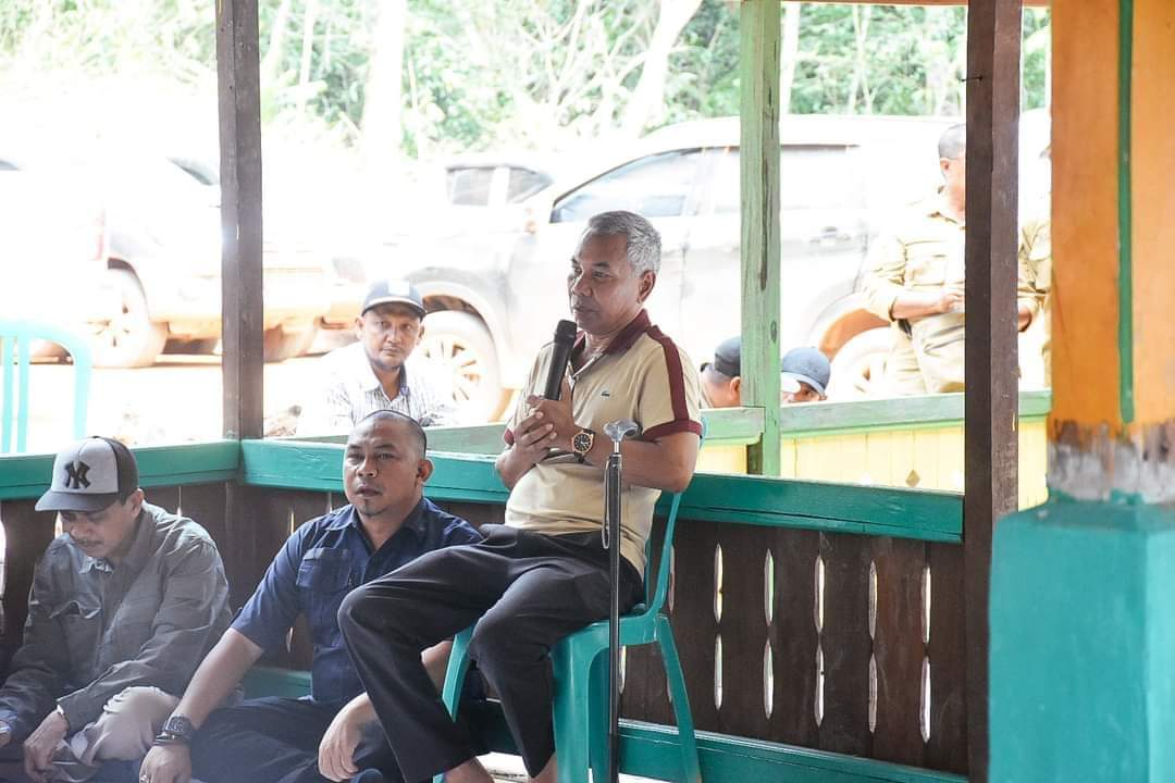 Gambar Bupati Ketapang Martin Rantan Saat Memberikan Arahan Terkait Kesiapan Napak Tilas  Tahun 2023. (IS) 