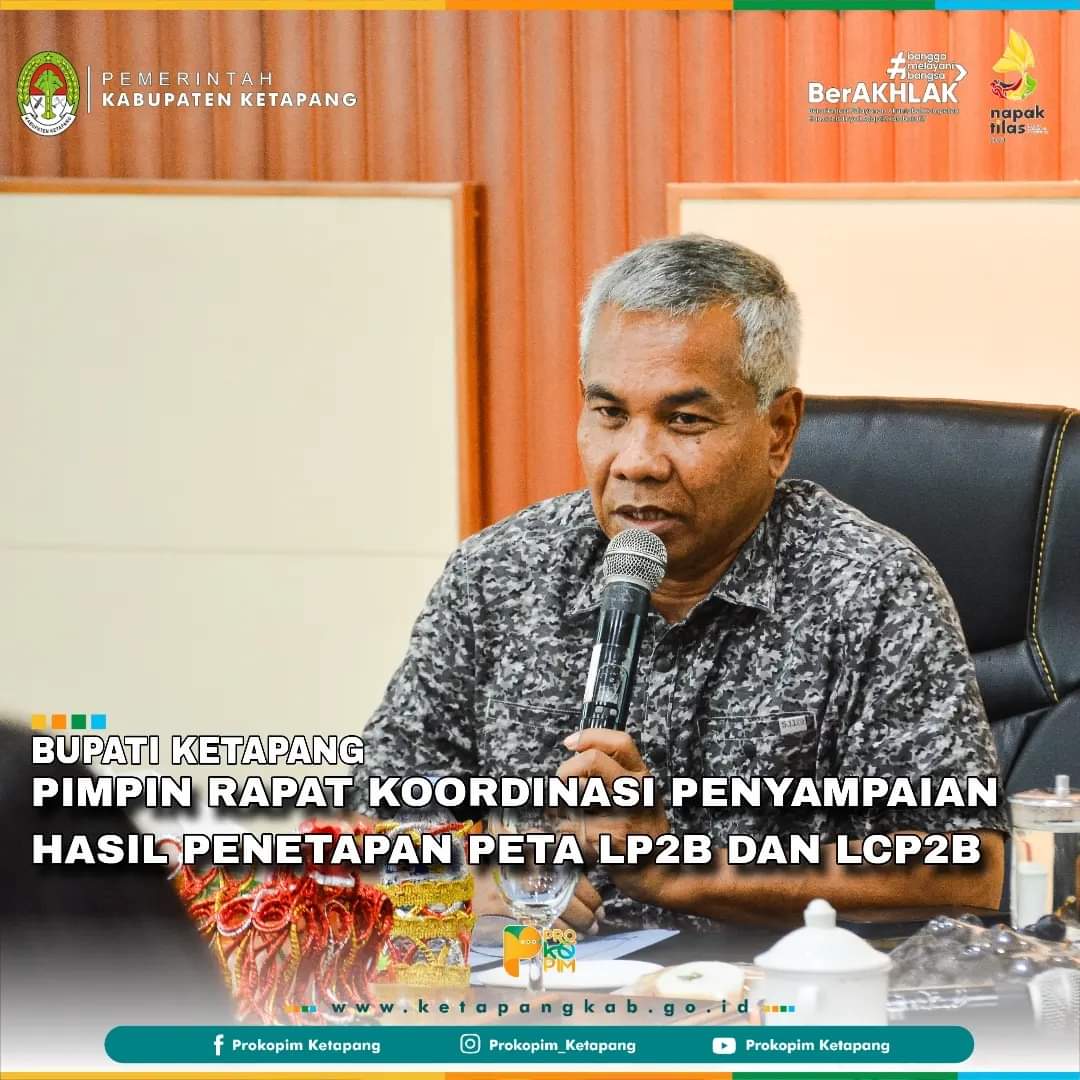 Gambar : Bupati Ketapang Saat Memimpin Rapat. (IST) 